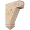 Ekena Millwork Traditional Arts & Crafts Smooth Bracket, Douglas Fir, 5 1/2"W x 18"D x 22"H BKT06X18X22TRA03SDF - alternate 1